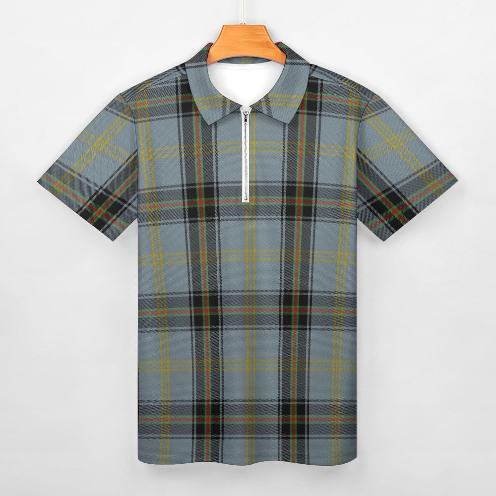 Clan Bell Tartan Short sleeve polo shirt