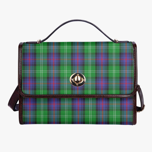 Clan Sutherland Leather Flap Satchel Bag