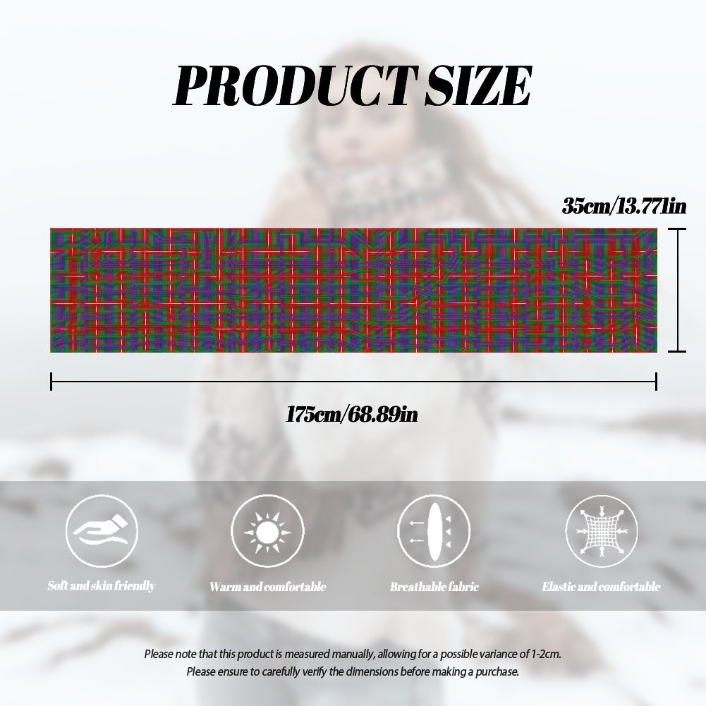 Clan Fraser of Lovat Tartan Fluffy scarf