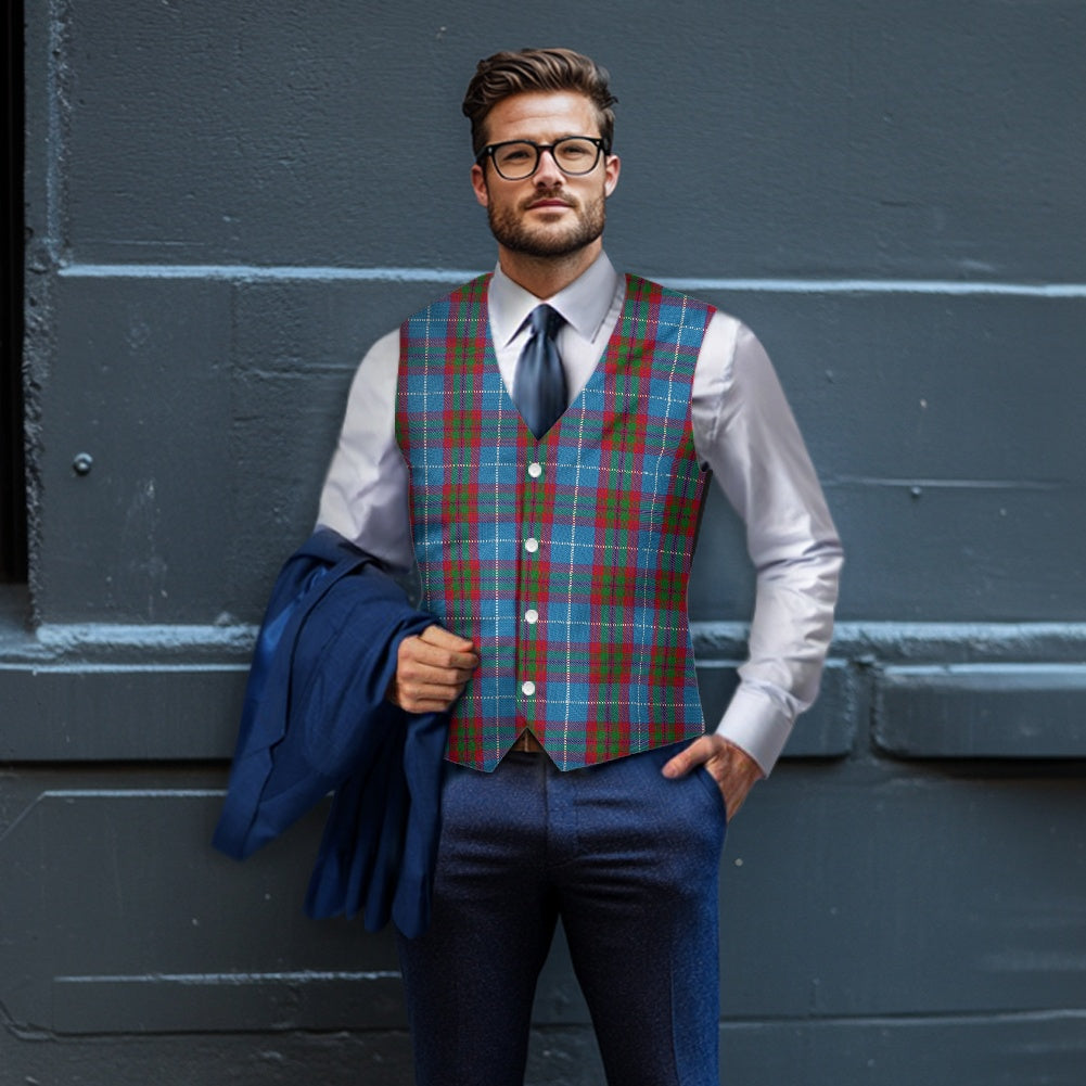 Clan Moubray Tartan Suit vest jacket