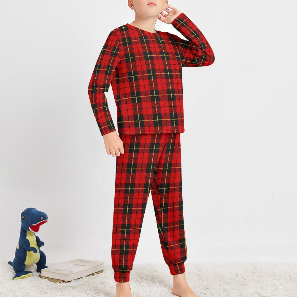 Clan Wallace Tartan Boy's Pajama suit