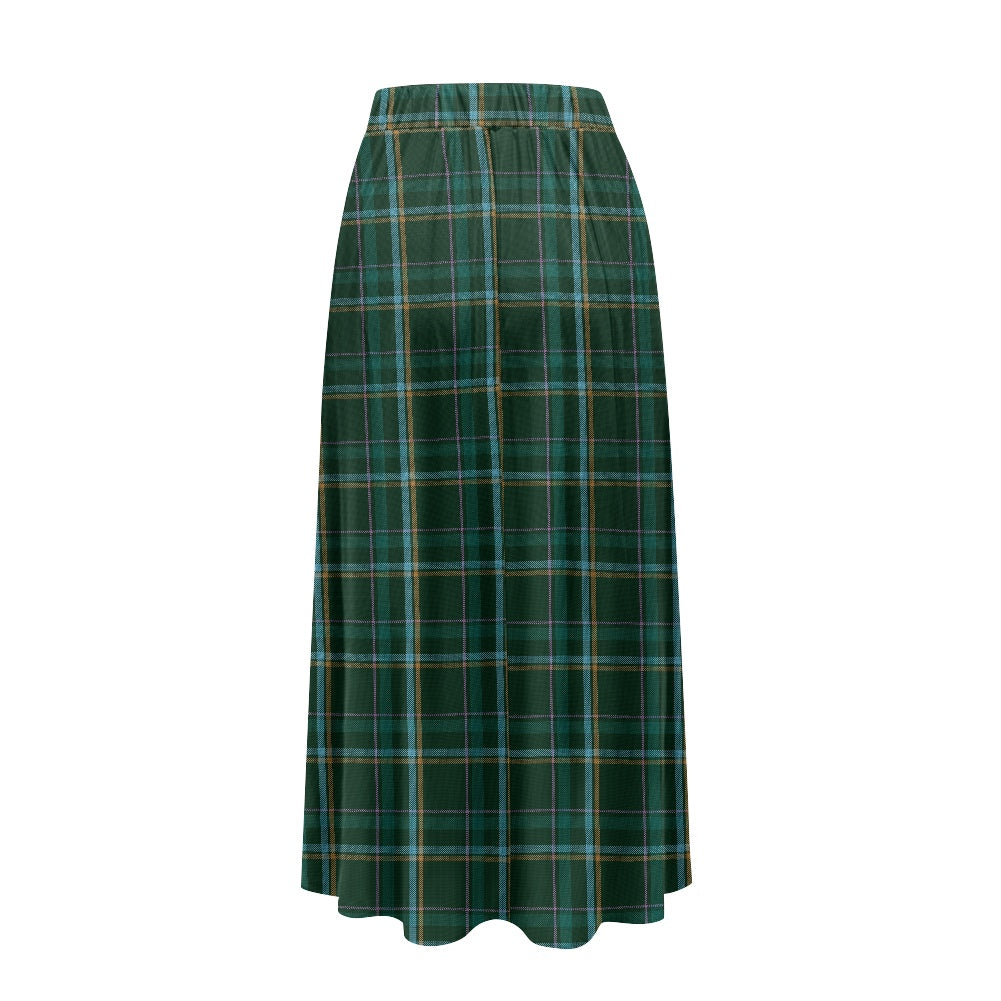HW Tartan Printed Double Pocket Skirt