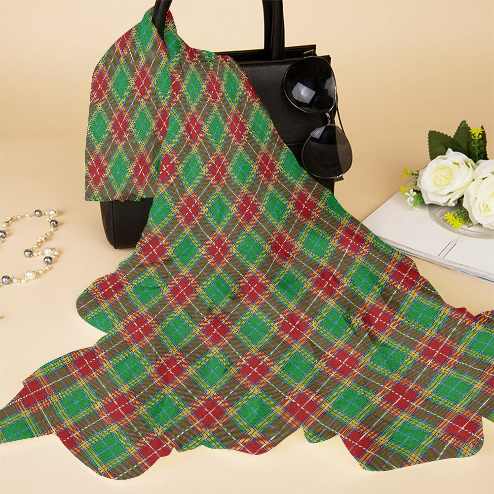 Clan Baxter Tartan Chiffon Scarf