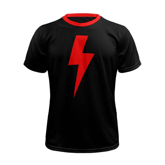 Lightning Bolt - Red - Football Shirt