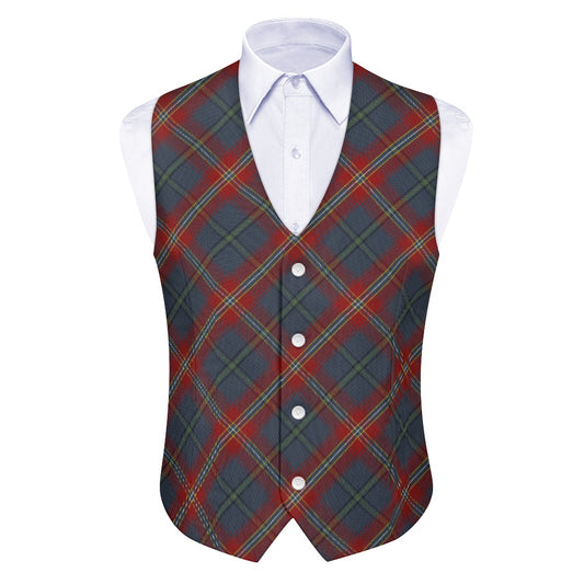 Breizh | Breton | Bretagne Naoned Tartan Bias Suit vest jacket