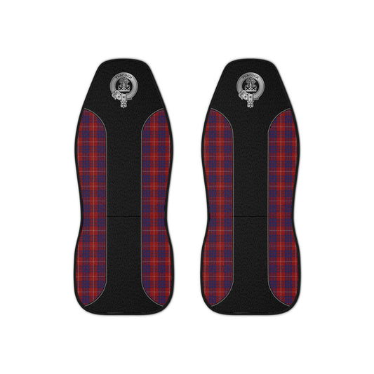 Clan Hamilton Crest & Tartan Car Seat Covers