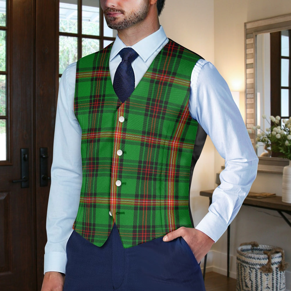 Clan Kinnear Tartan Suit vest jacket