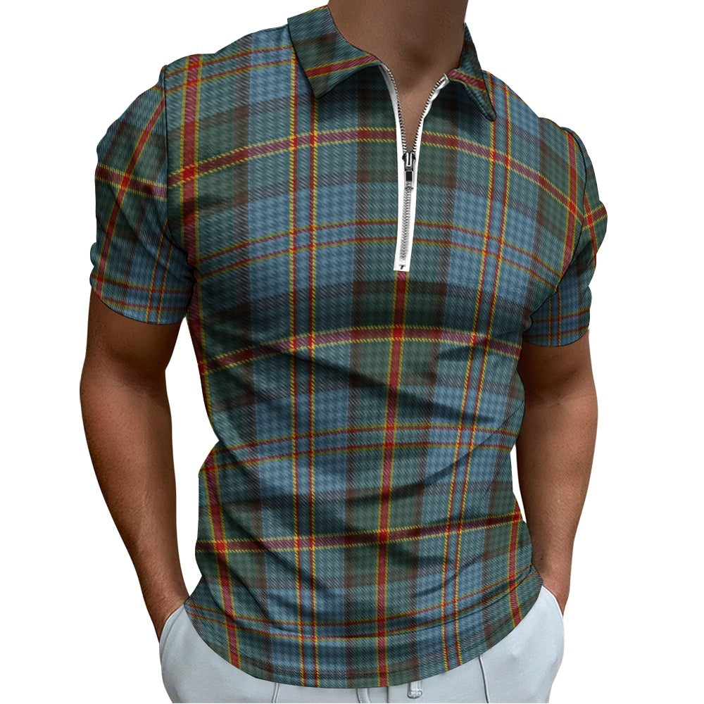 US State - Hawaii Tartan Short sleeve polo shirt