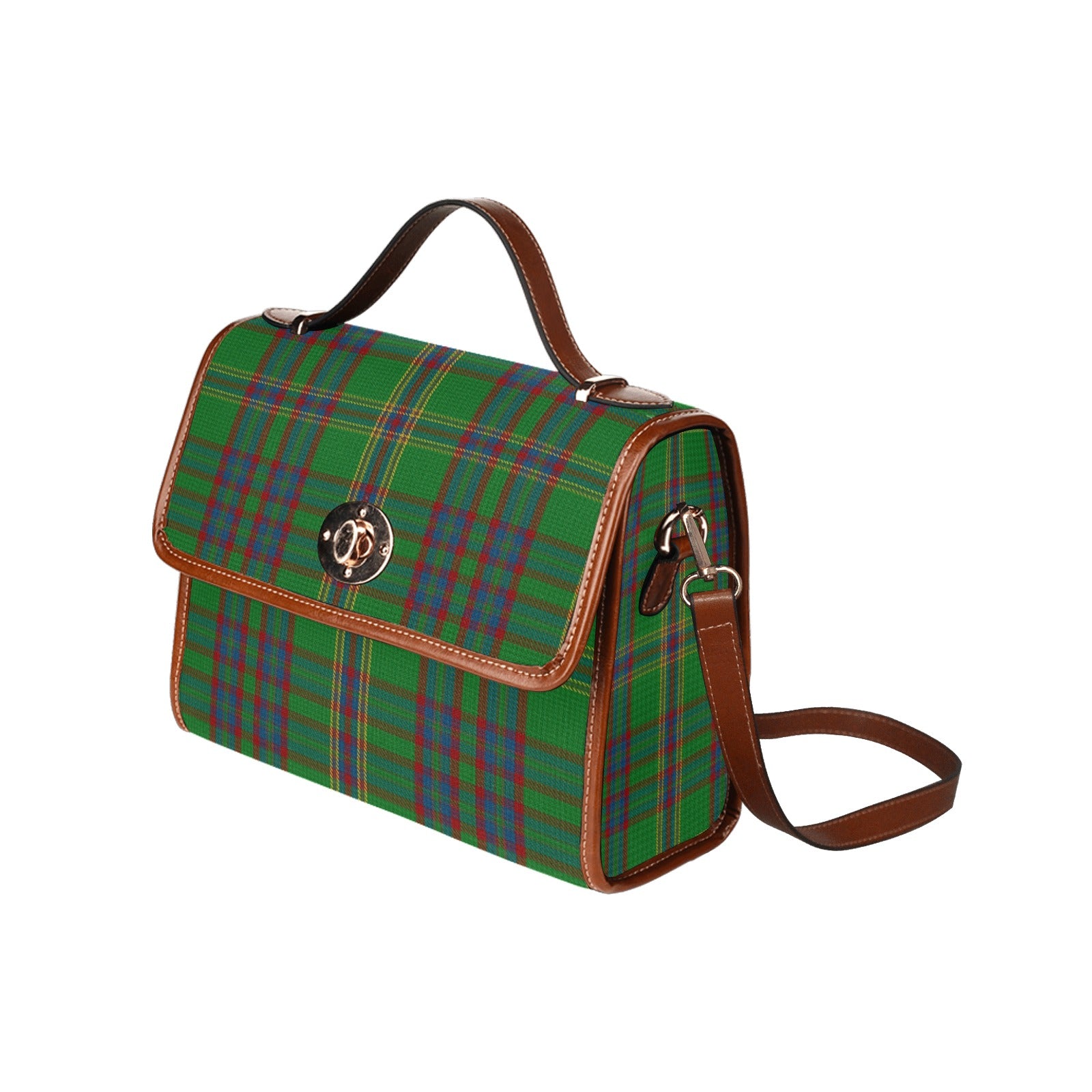 Irish County Westmeath Tartan Canvas Handbag