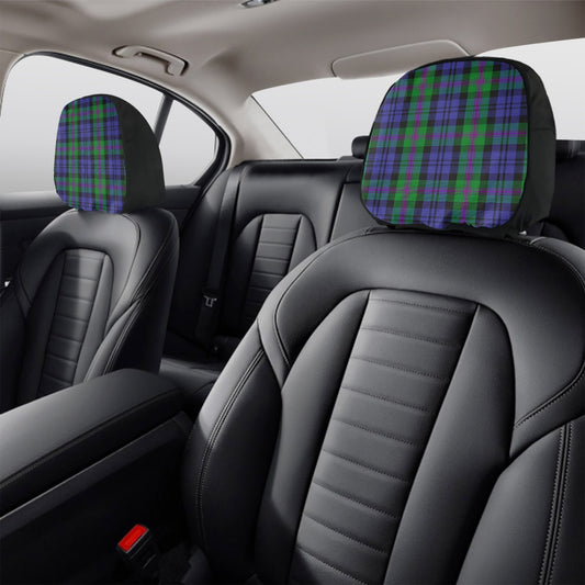 Clan Baird Tartan Car Headrest Covers - 2Pcs