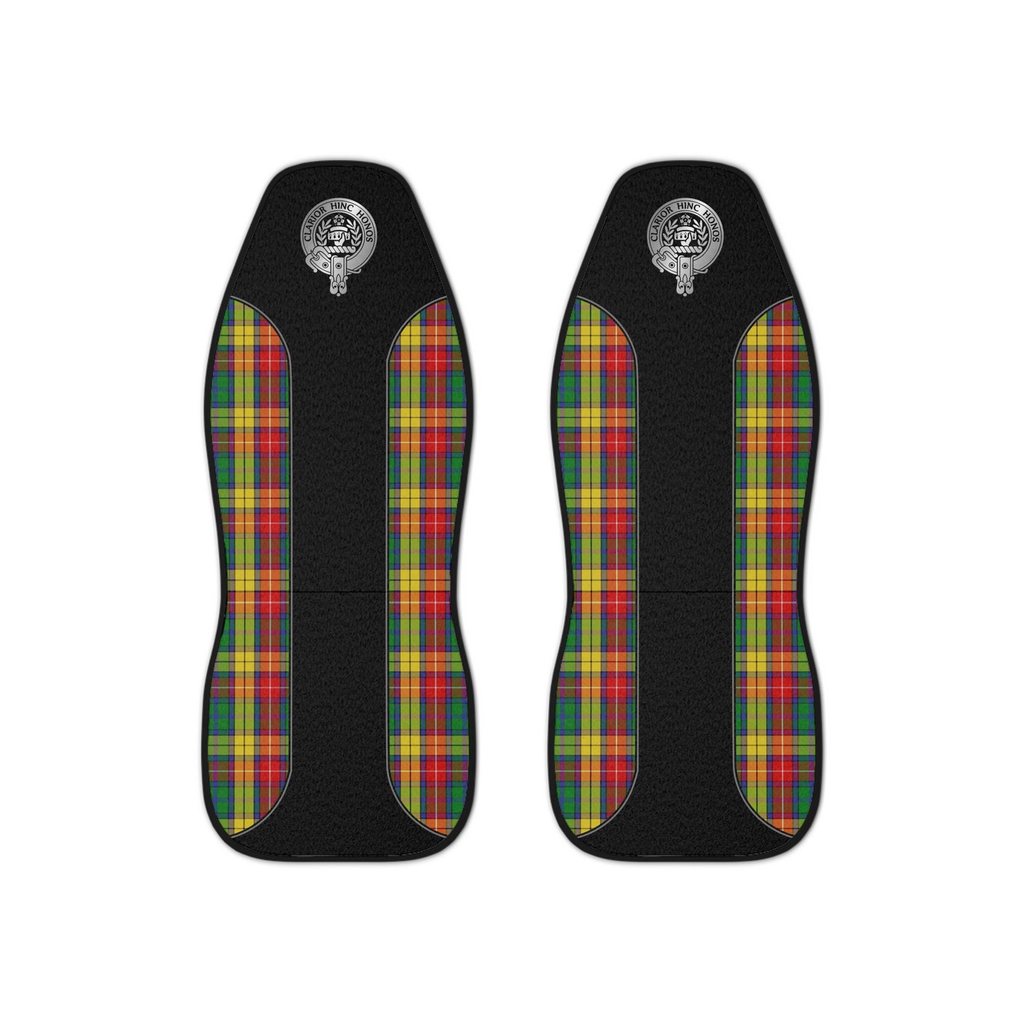 Clan Buchanan Crest & Tartan Car Seat Covers