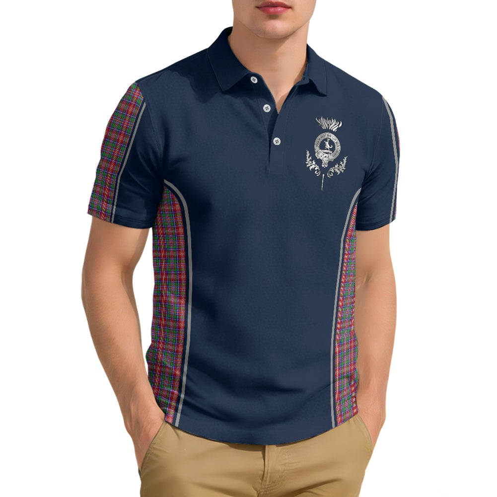 Clan MacIntosh Crest with Ritchie Tartan Polo