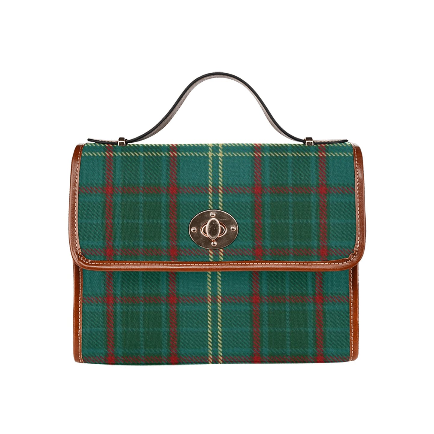 Irish County Armagh Tartan Canvas Handbag