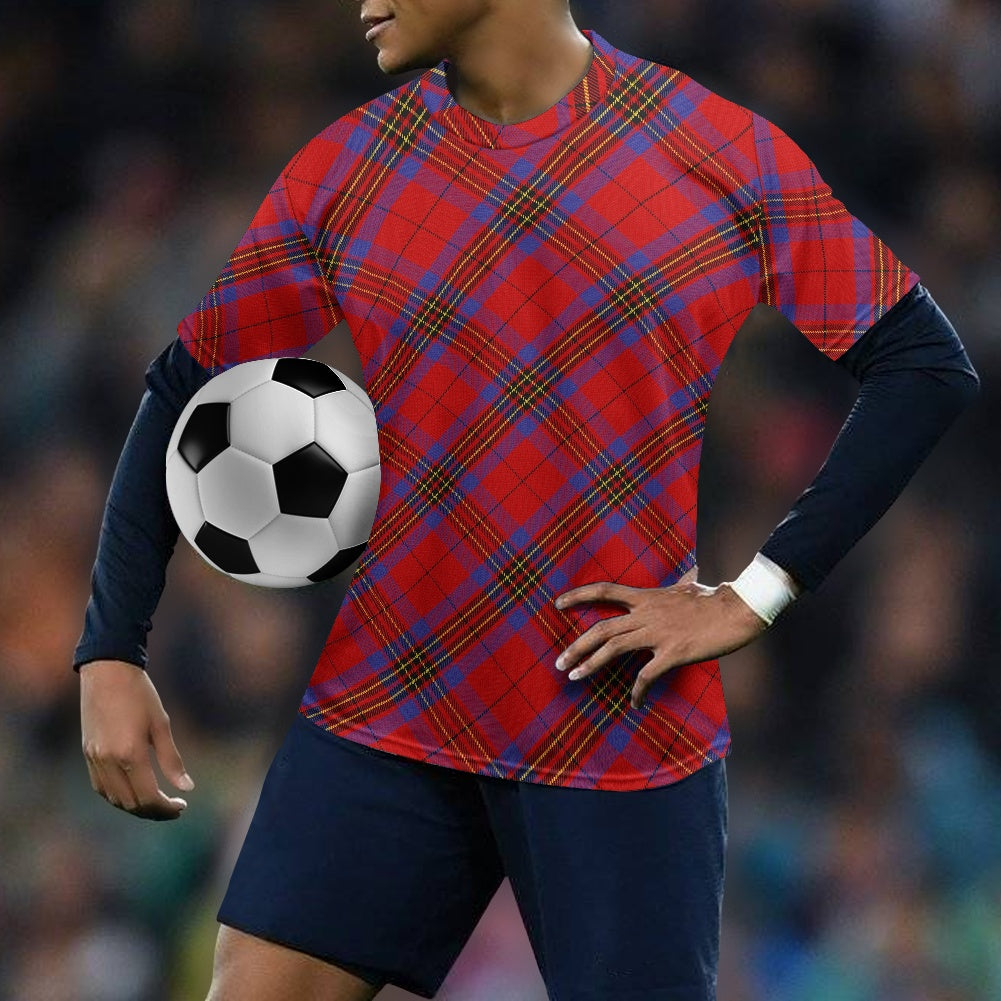 Clan Leslie Tartan Football Shirt