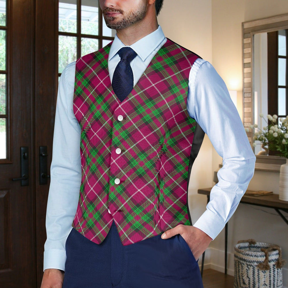 Clan Stewart of Bute Tartan Waistcoat