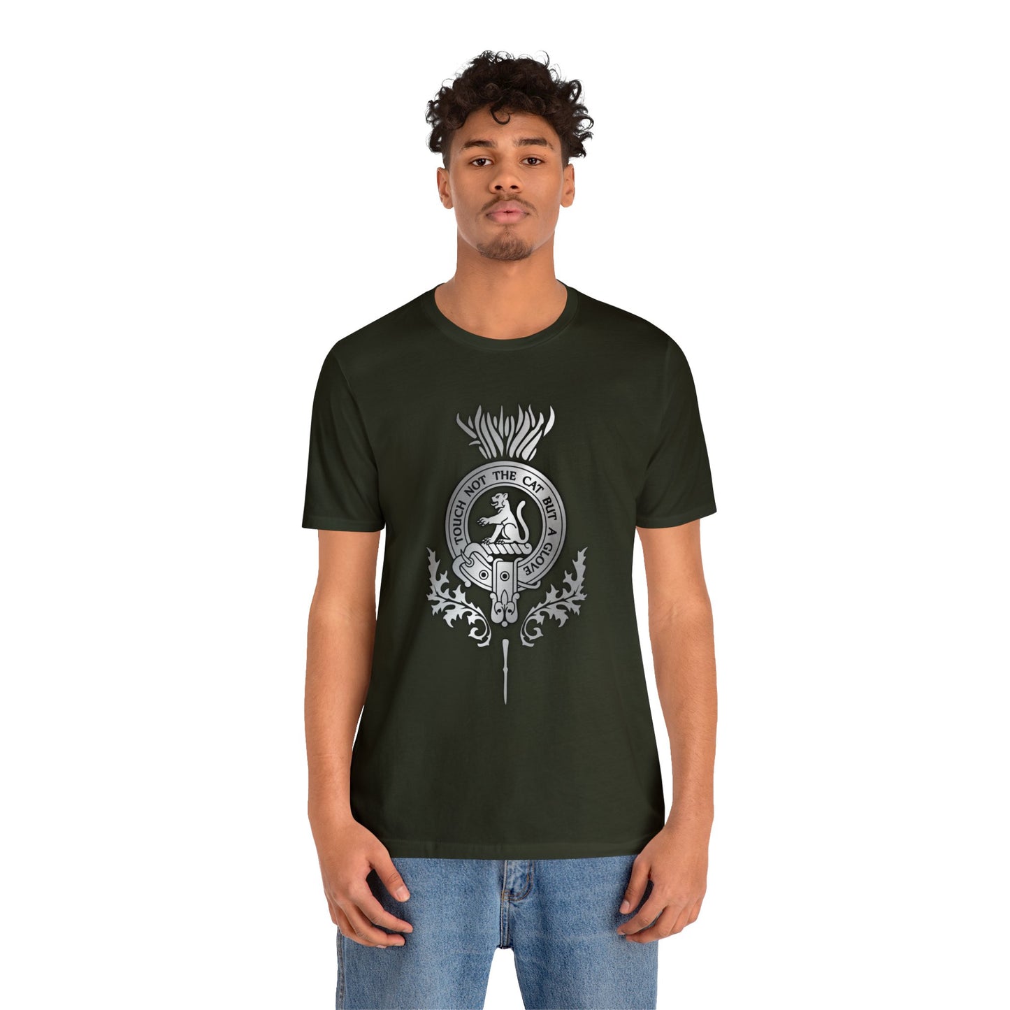 Clan MacPherson Crest & Thistle | Unisex T-Shirt