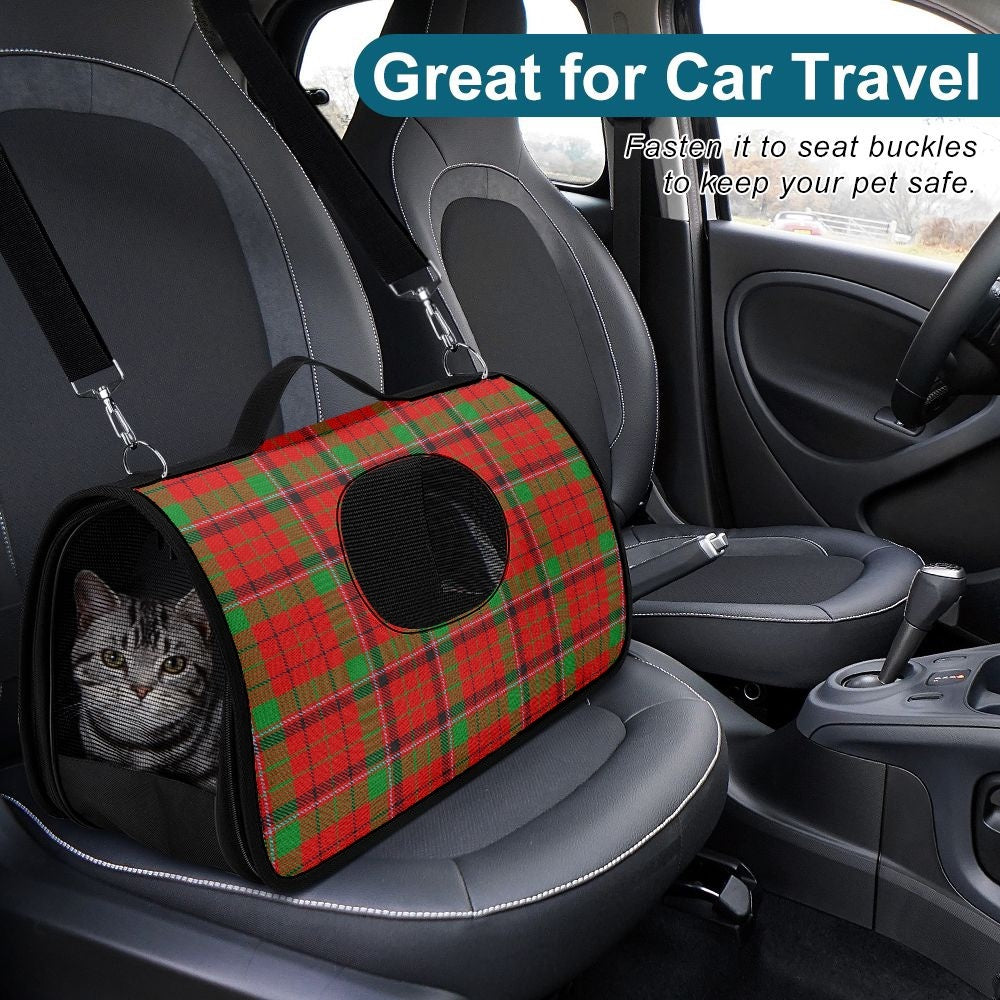 Clan Nicholson Tartan Pet Carrier Bag