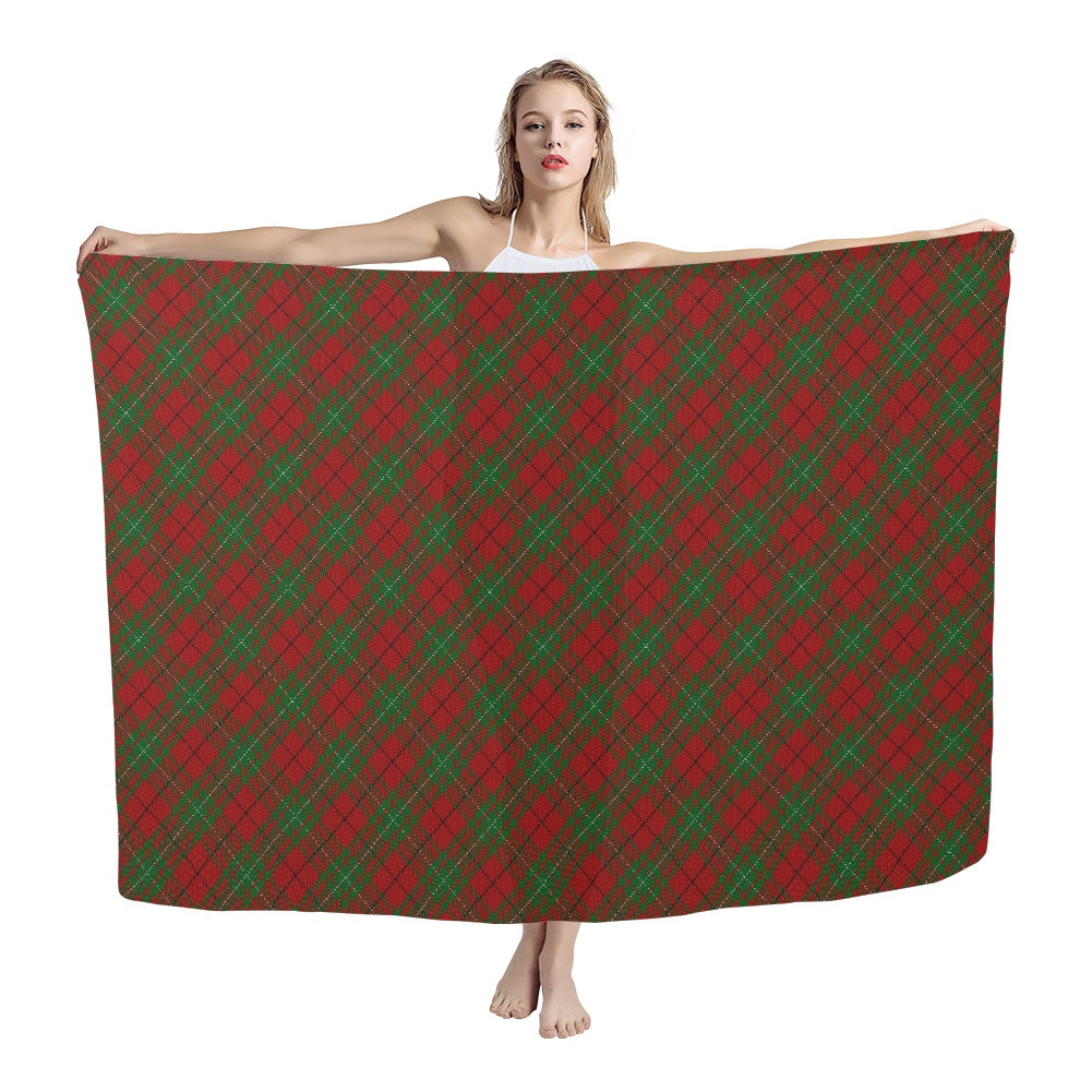 Clan MacAulay Tartan Bias Chiffon Scarf
