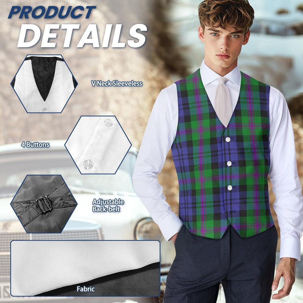 Clan Baird Tartan Suit vest jacket