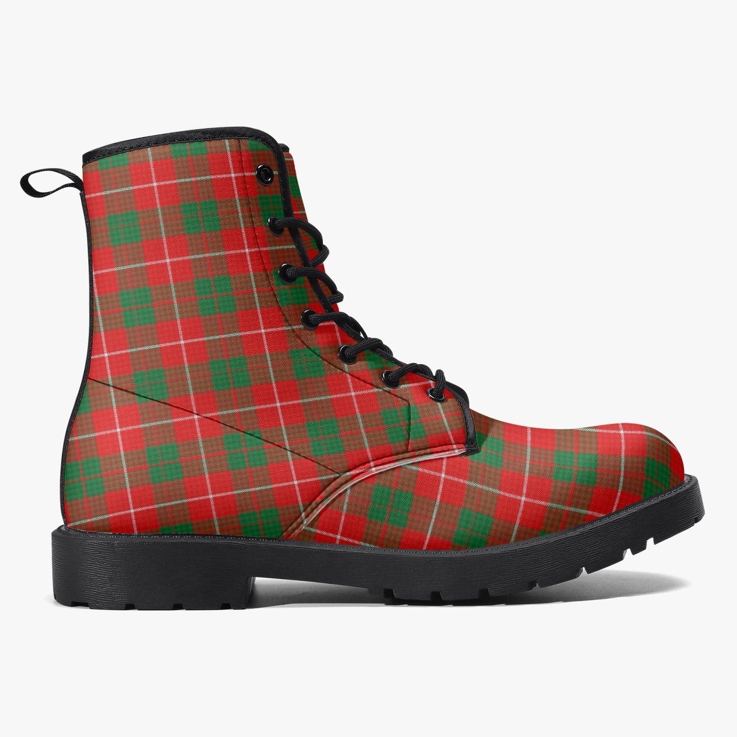 Clan MacKinnon Tartan Leather Boots