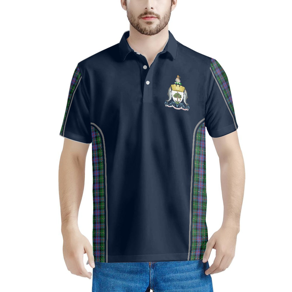 Glasgow City Crest & Malcolm Tartan Polo