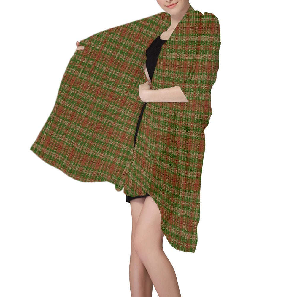 Clan Pierce Tartan Chiffon Scarf