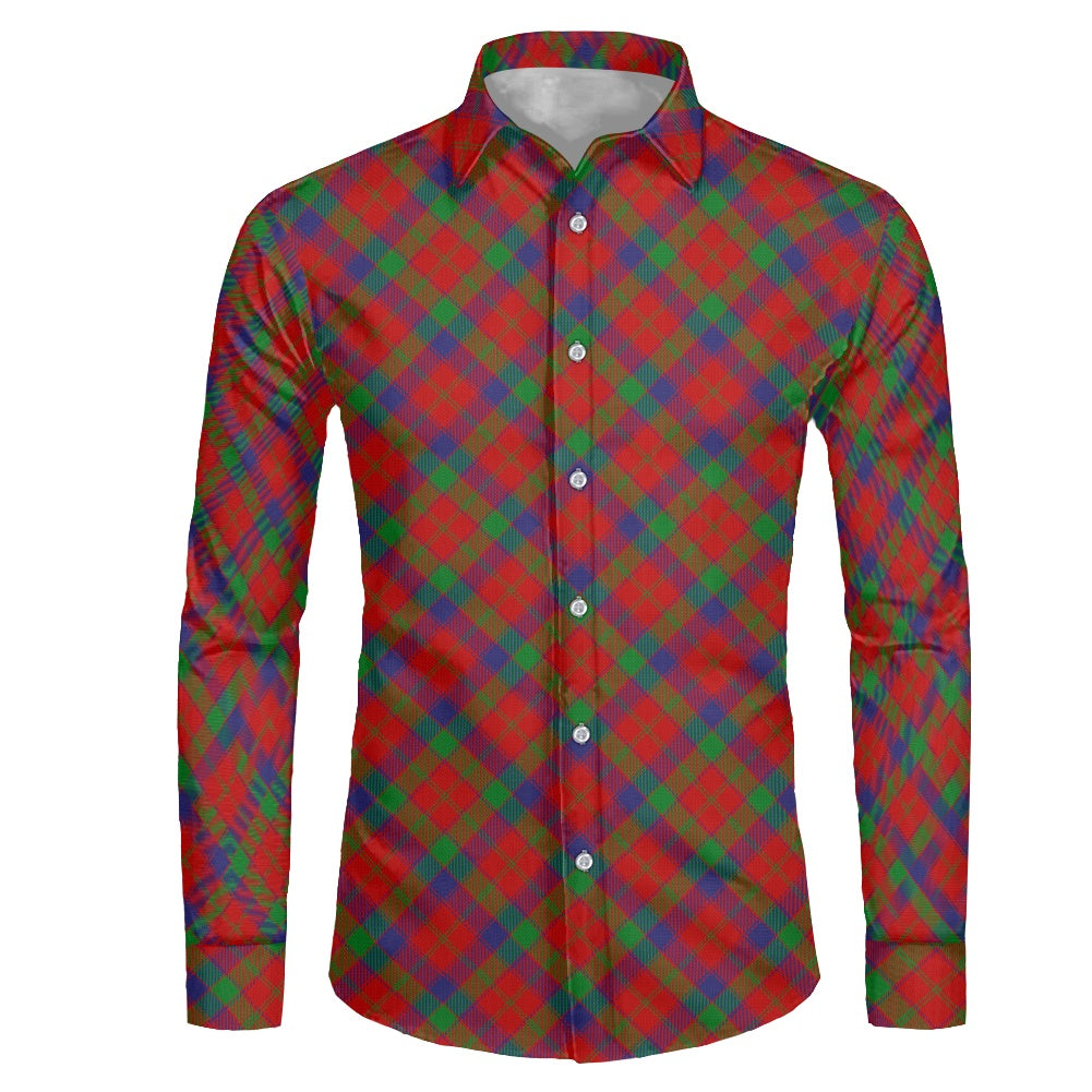 Clan Donnachaidh Tartan Men's long-sleeved shirt