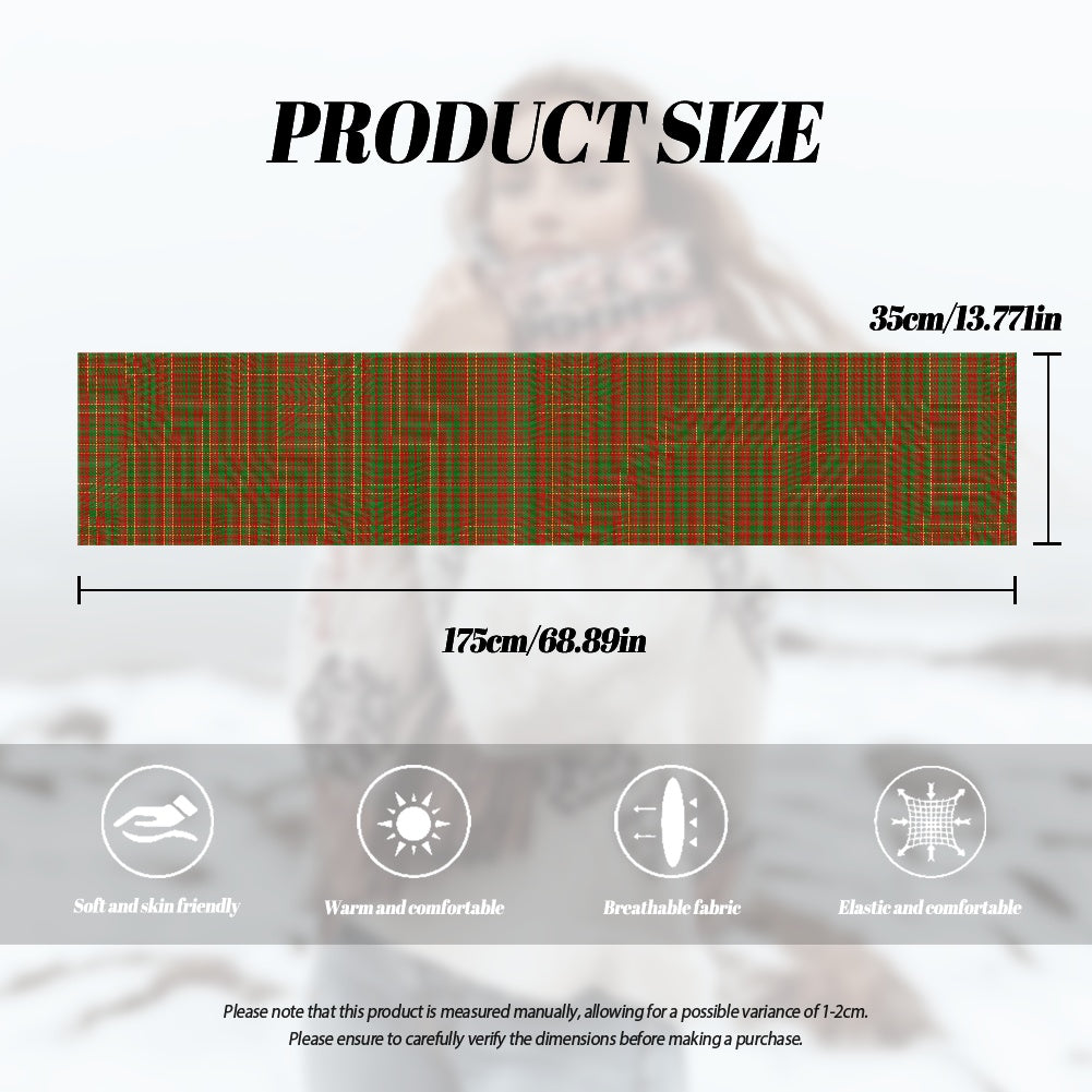 Clan MacRurie Tartan Fluffy scarf