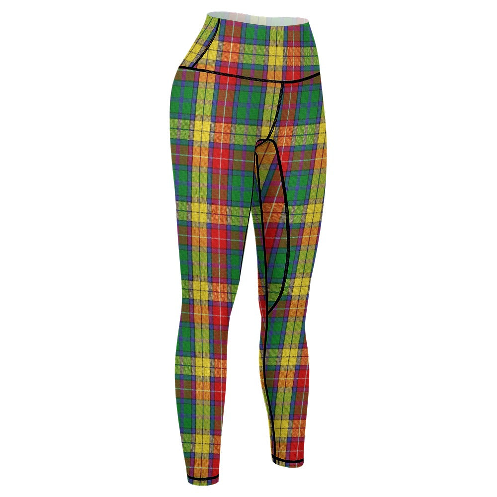 Clan Buchanan Tartan Women's Comfort Sports Yoga Pants