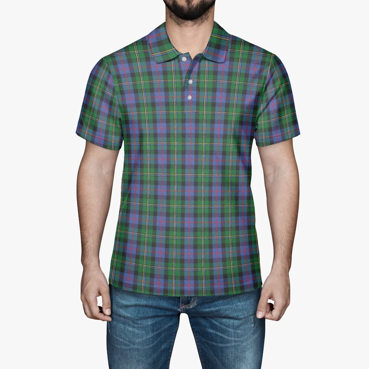 Clan Malcolm Tartan Polo Shirt