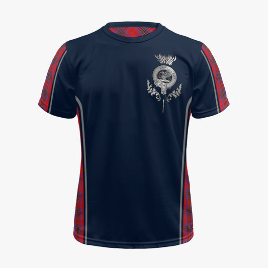 Clan Leslie Crest & Tartan Soccer Jersey