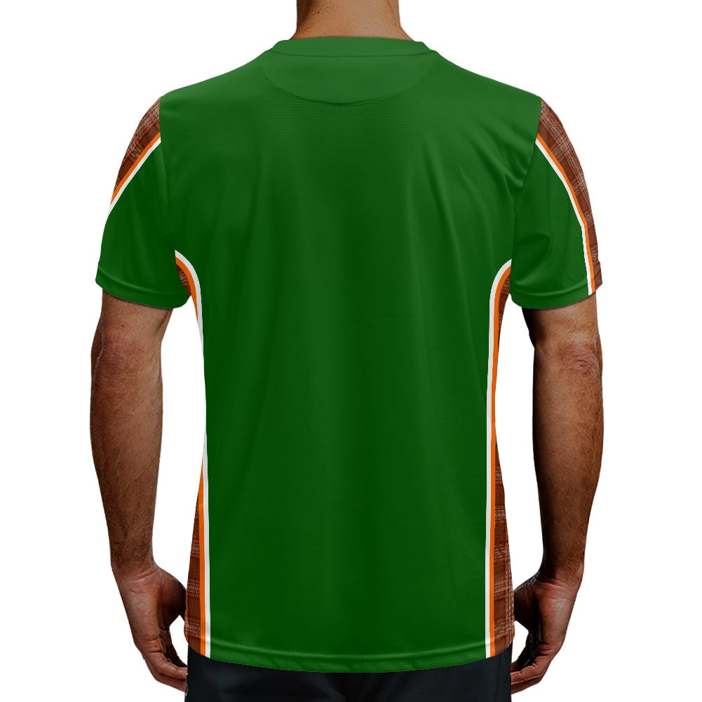 Irish County Down Tartan Strip Football Shirt