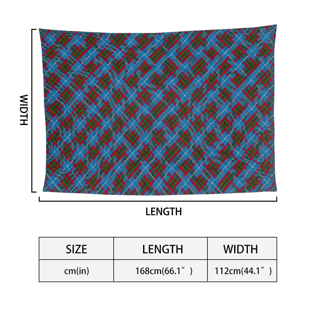 District - Edinburgh Tartan Bias Chiffon Scarf