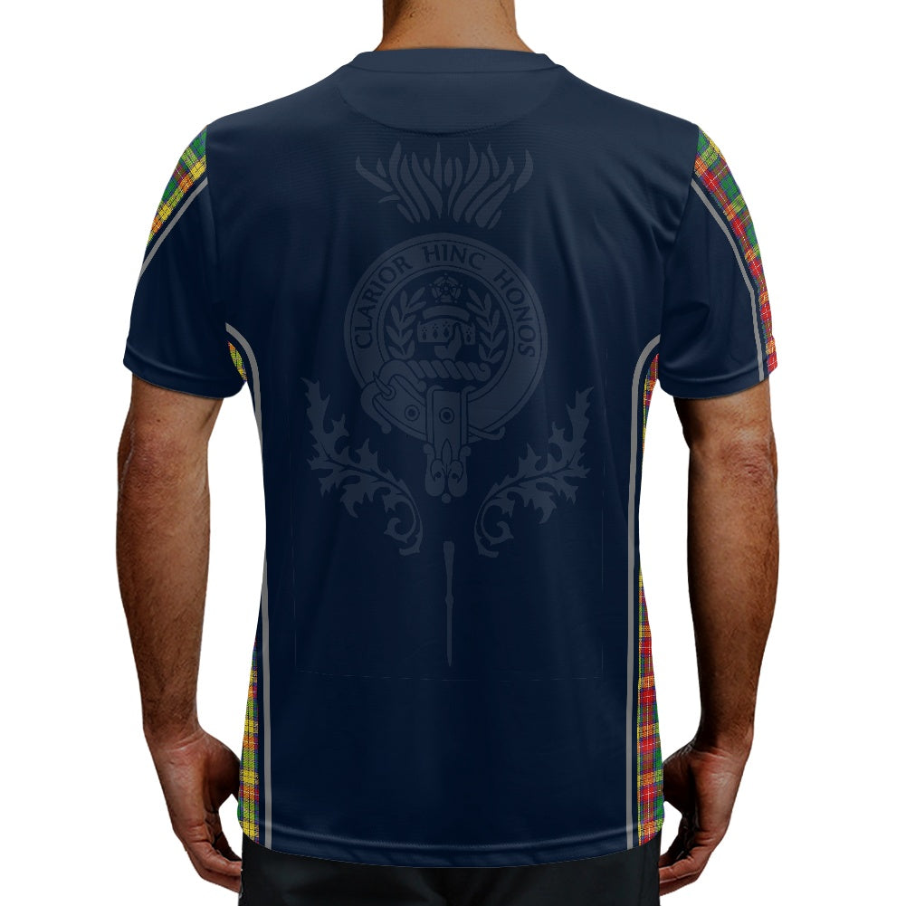 Clan Buchanan Crest & Tartan Football Shirt