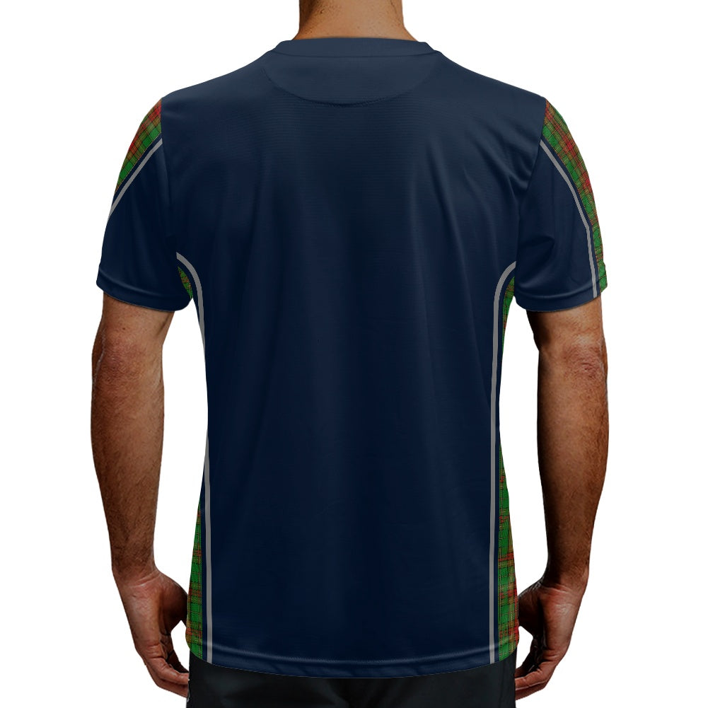 Irish County Cavan Tartan Strip Football Shirt