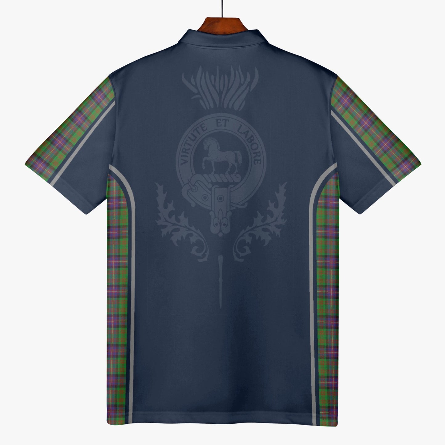 Clan Cochrane Crest & Tartan Polo Shirt