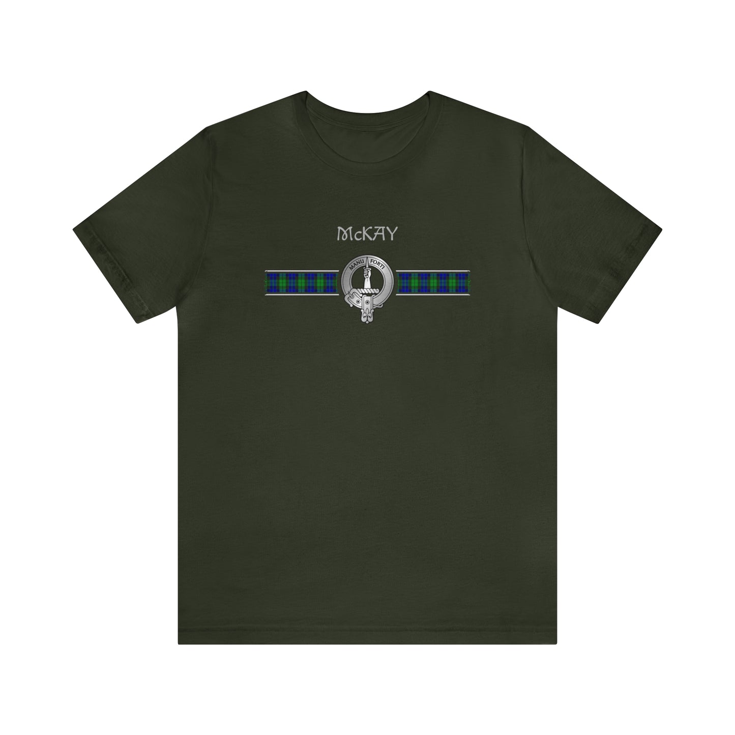 Clan McKay Crest & Tartan | Unisex T-Shirt