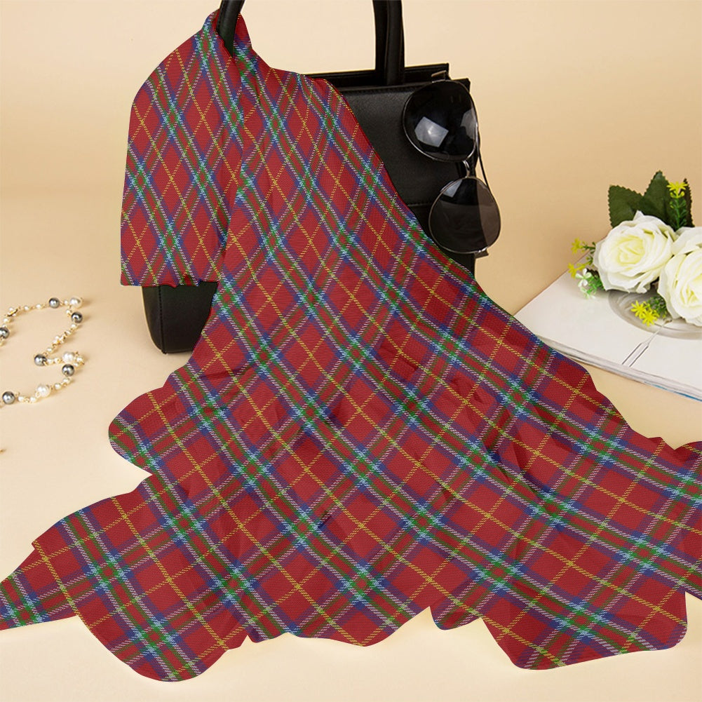 Clan MacCartney Tartan Bias Chiffon Scarf