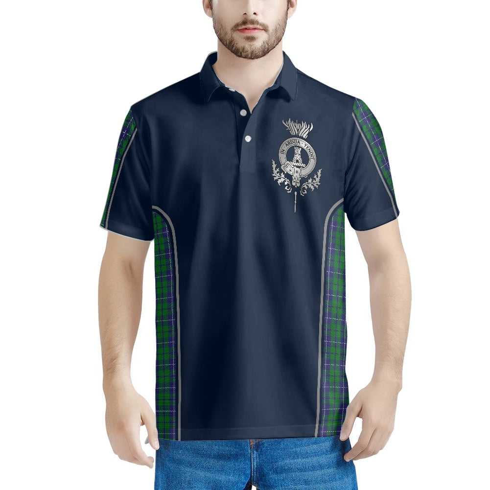 Clan Malcolm Crest & Douglas Tartan Polo