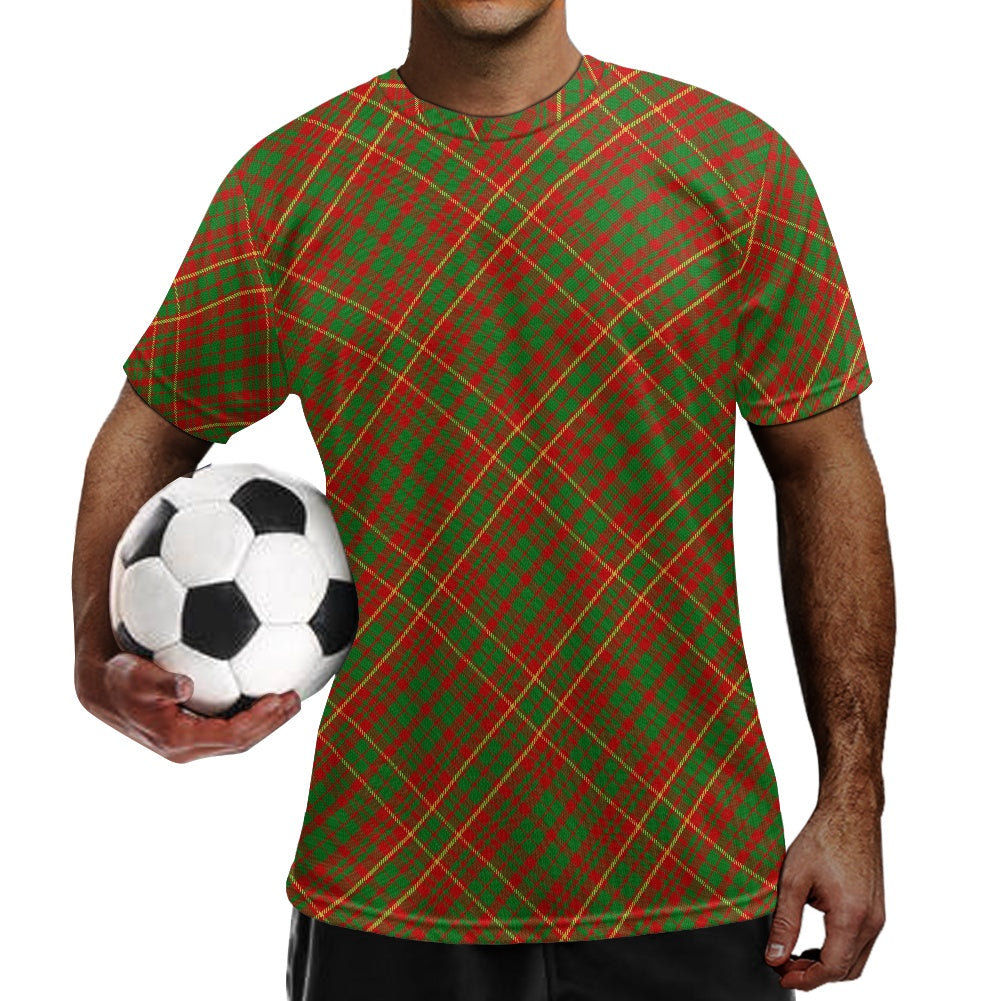 Clan MacRurie Tartan Football Shirt white