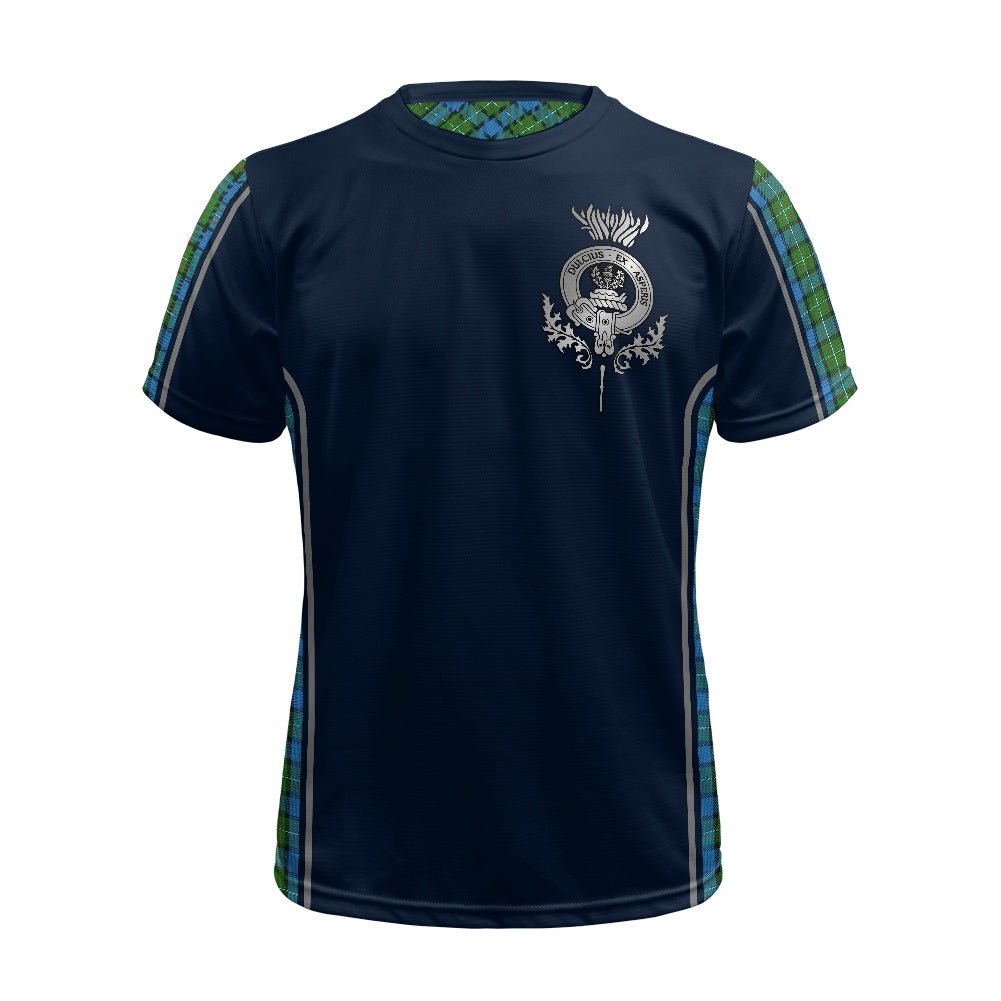 Clan Fergusson Crest & Tartan Football Shirt