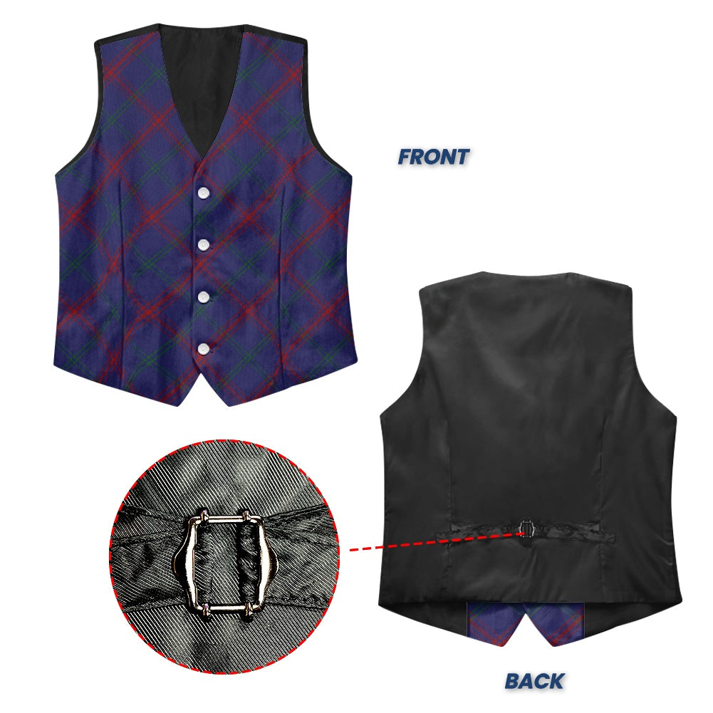 Clan Lynch Tartan Bias Suit vest jacket