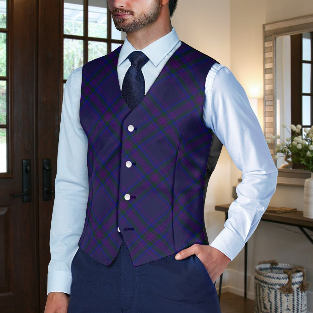 Spirit of Scotland Tartan Bias Suit vest jacket