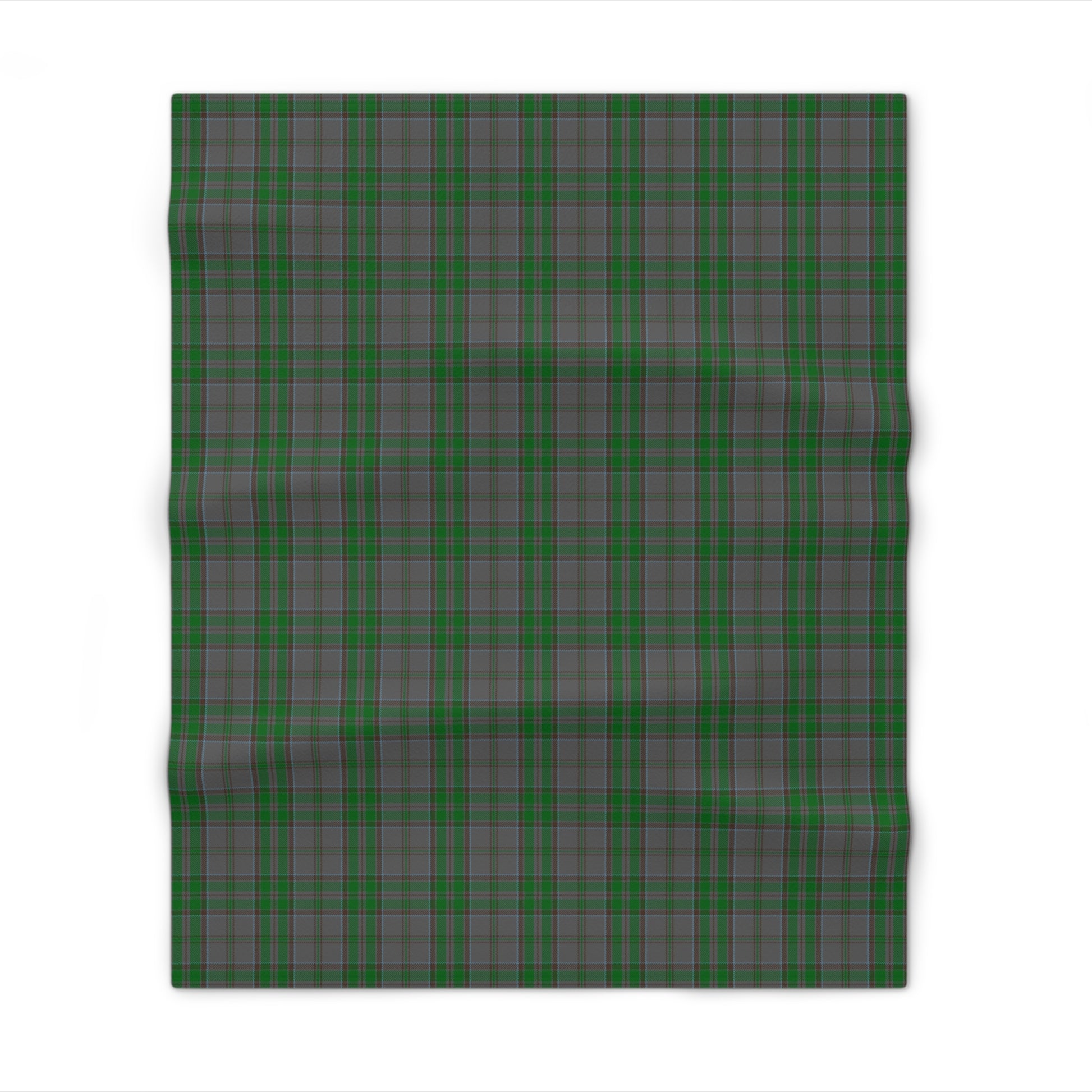 Irish County Wicklow Tartan Throw Blanket