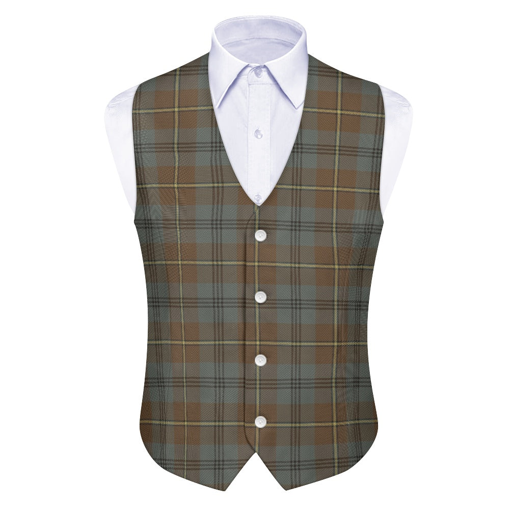 Clan Johnstone Weathered Tartan Suit vest jacket