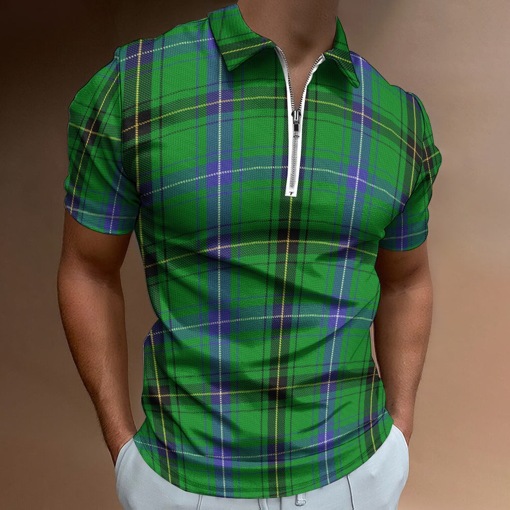 Clan Henderson Tartan Short sleeve polo shirt