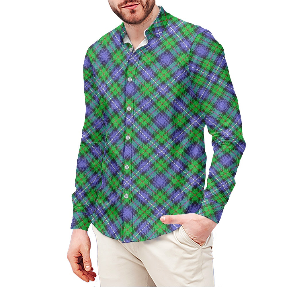 Clan Donnachaidh Hunting Tartan Men's long-sleeved shirt