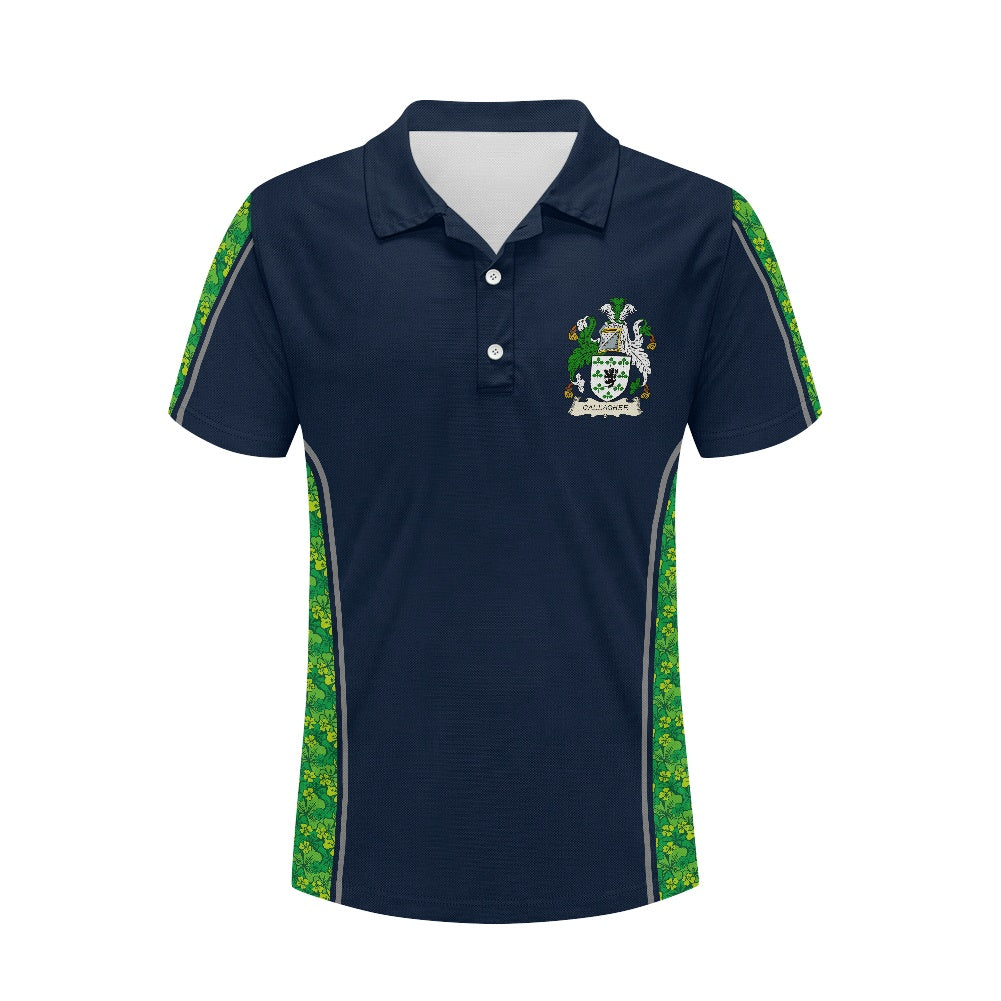 Irish Arms - Gallagher Shamrock - Polo Shirt