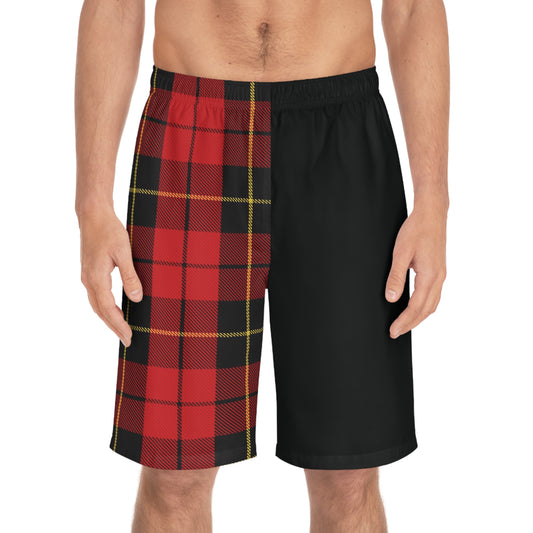 Clan Wallace Tartan Men's Board Shorts (AOP)