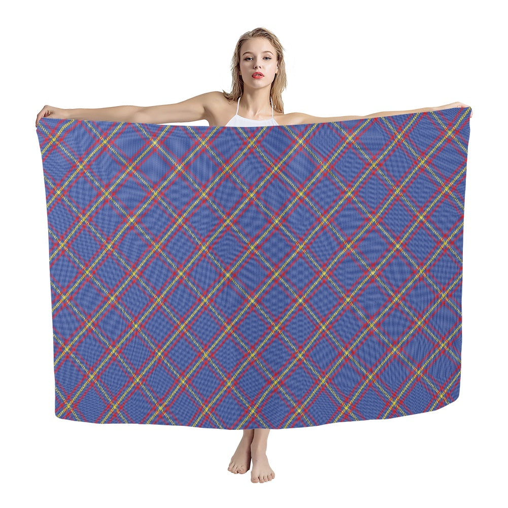 Clan MacLaine Tartan Bias Chiffon Scarf